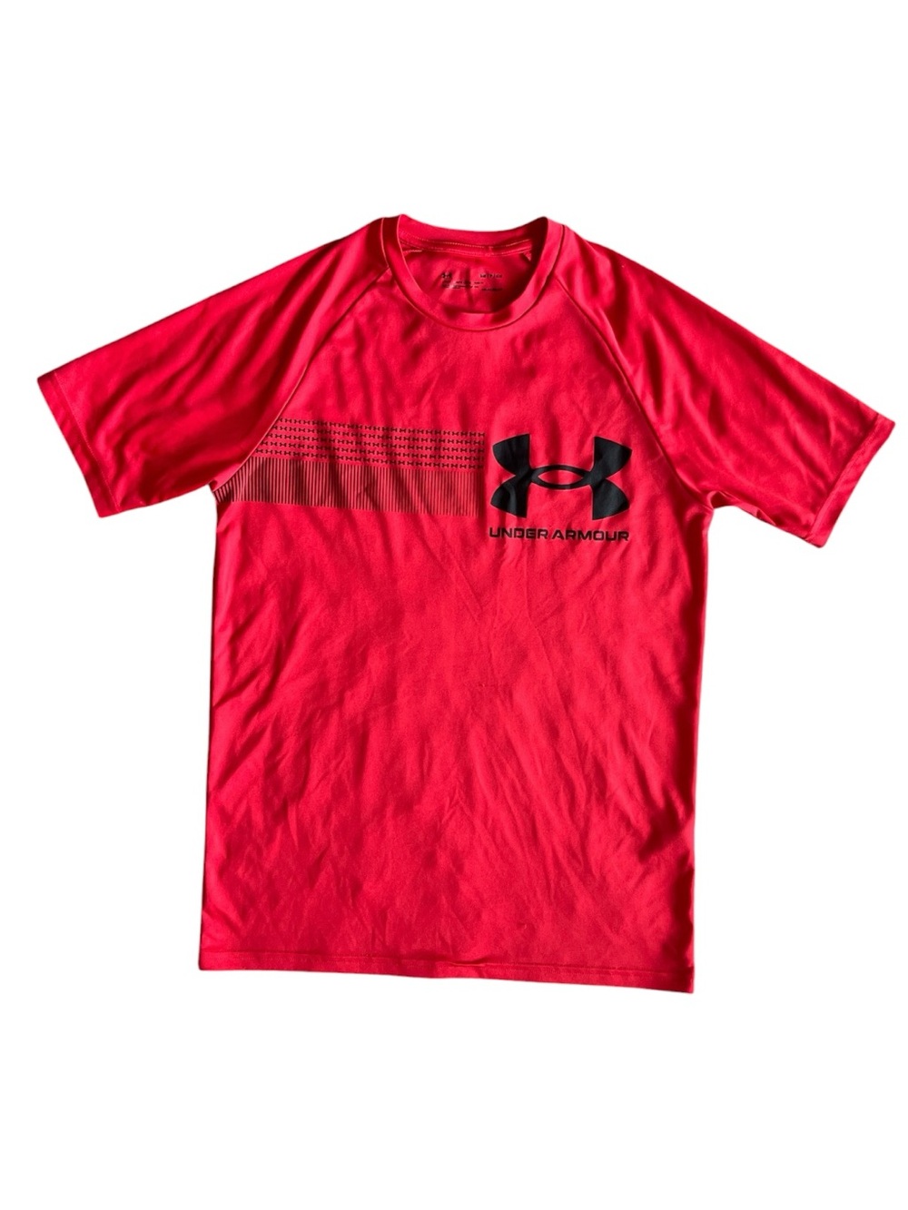 Under Armour Men’s Bright Red Short Sleeve Graphic Tee Size Small
